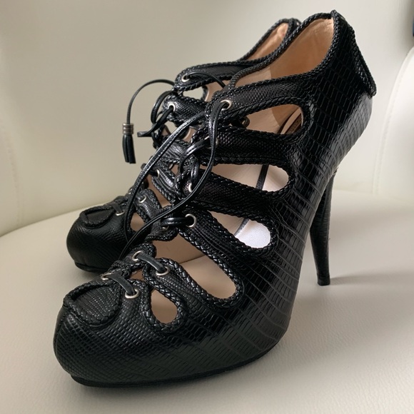 Dior Bone Heeled Bootie - Picture 1 of 3